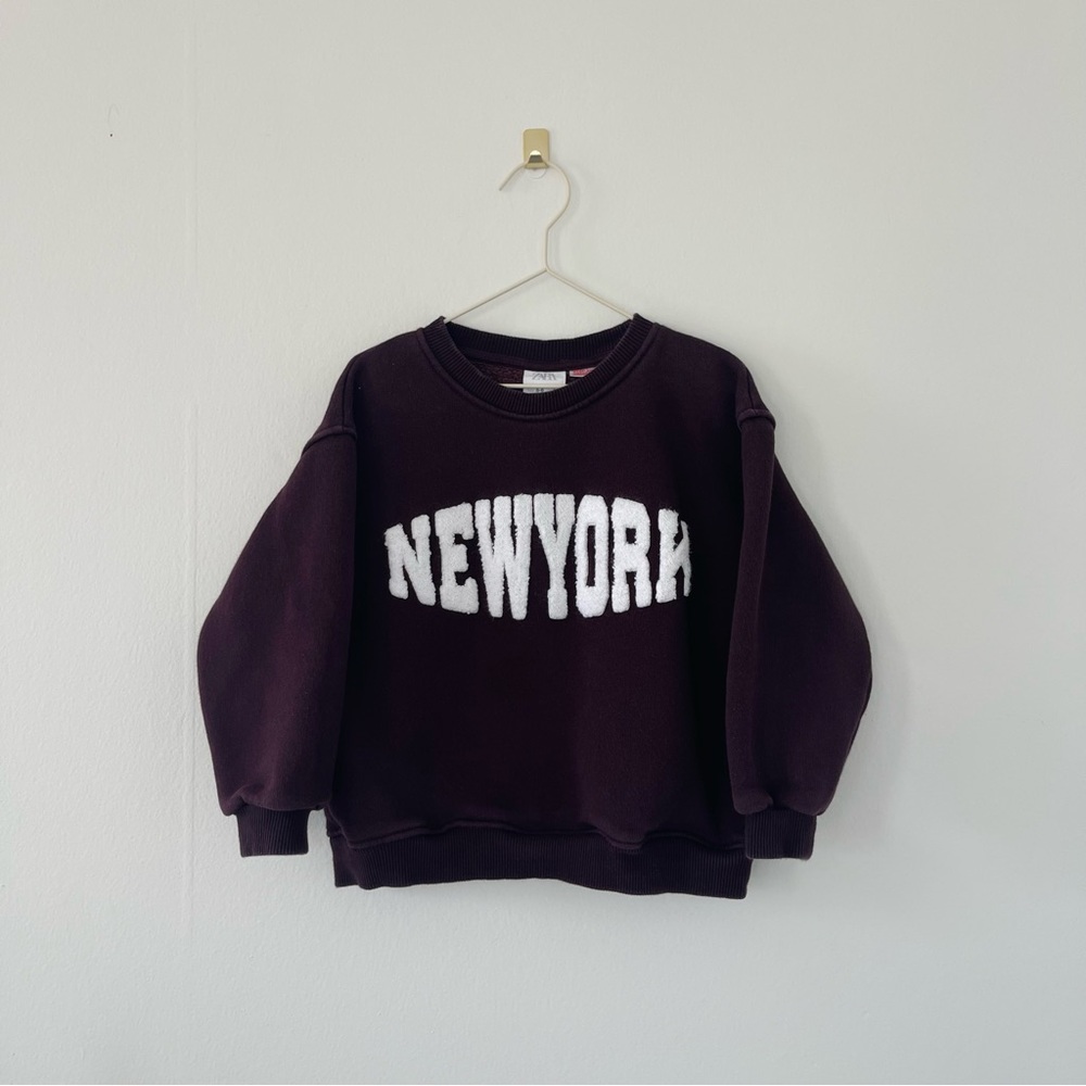 Zara NEW YORK Sweatshirt